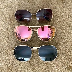 3 Sunglasses: 2 Quay, 1 Marc by Marc Jacobs